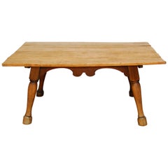 19th Century English Tavern Table with Horse Legs