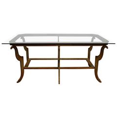 Sculpted Steel Patinated Coffee Table 4