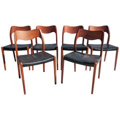 Niels Moller 71 Teak Dining Chairs