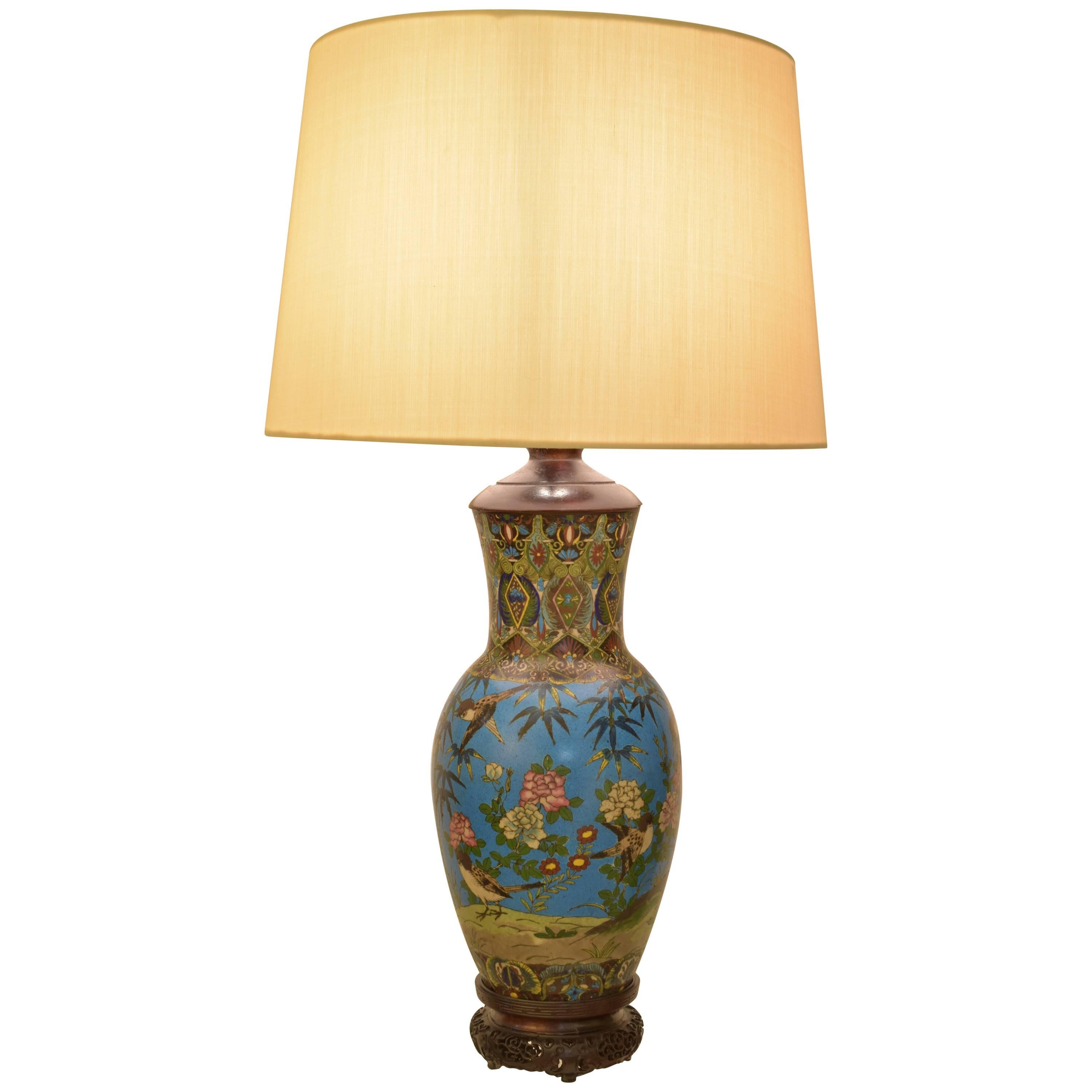 Cloisonné Lamp For Sale