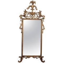 Italian Neoclassic Giltwood Mirror