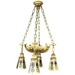 Cast Lead Dining Room Fixture by "Neisco"