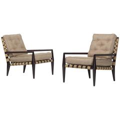Lounge Chairs, Model 1720 Pair by T.H. Robsjohn-Gibbings for Widdicomb