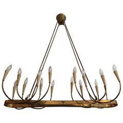 Grand Italian 1940s Chandelier 4