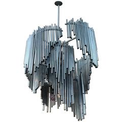 Italian High Style 1970s Sculptural Chandelier 9