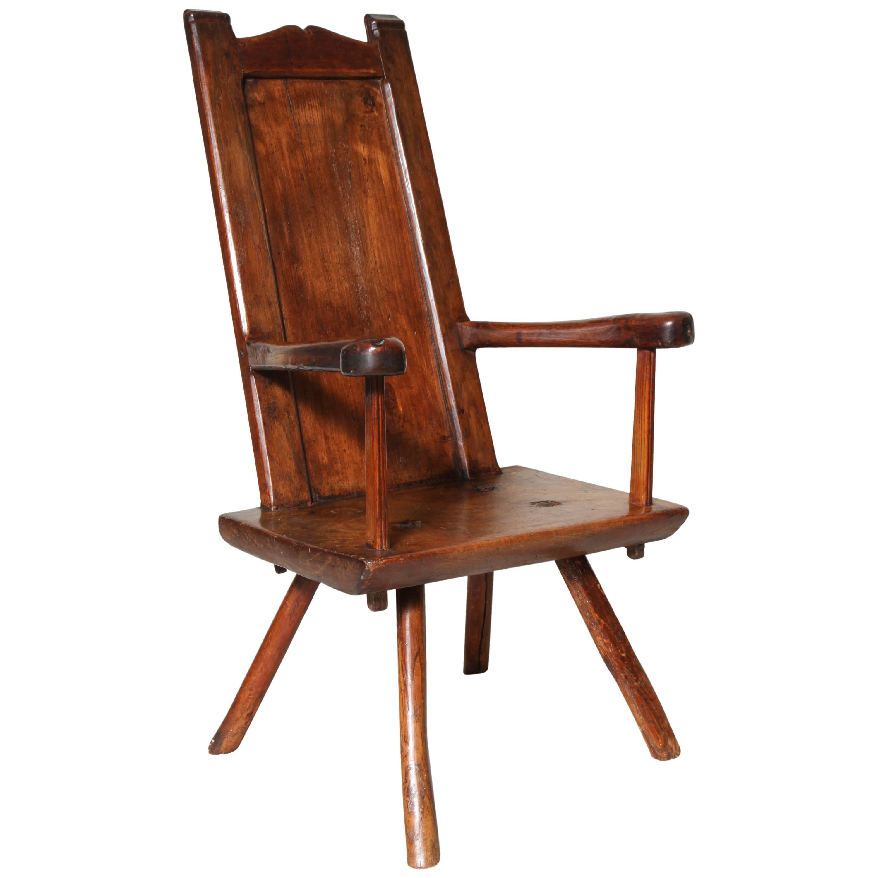 18th or Early 19th Century Shepherd's Chair