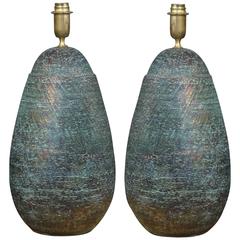 Stunning Pair of Italian Lamps