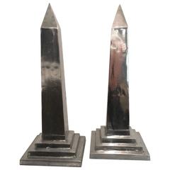Pair of Arthur Court Obelisks