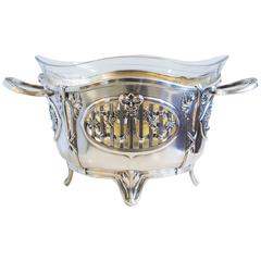 Lovely Silver/Glass Confectionery Bowl, circa 1900