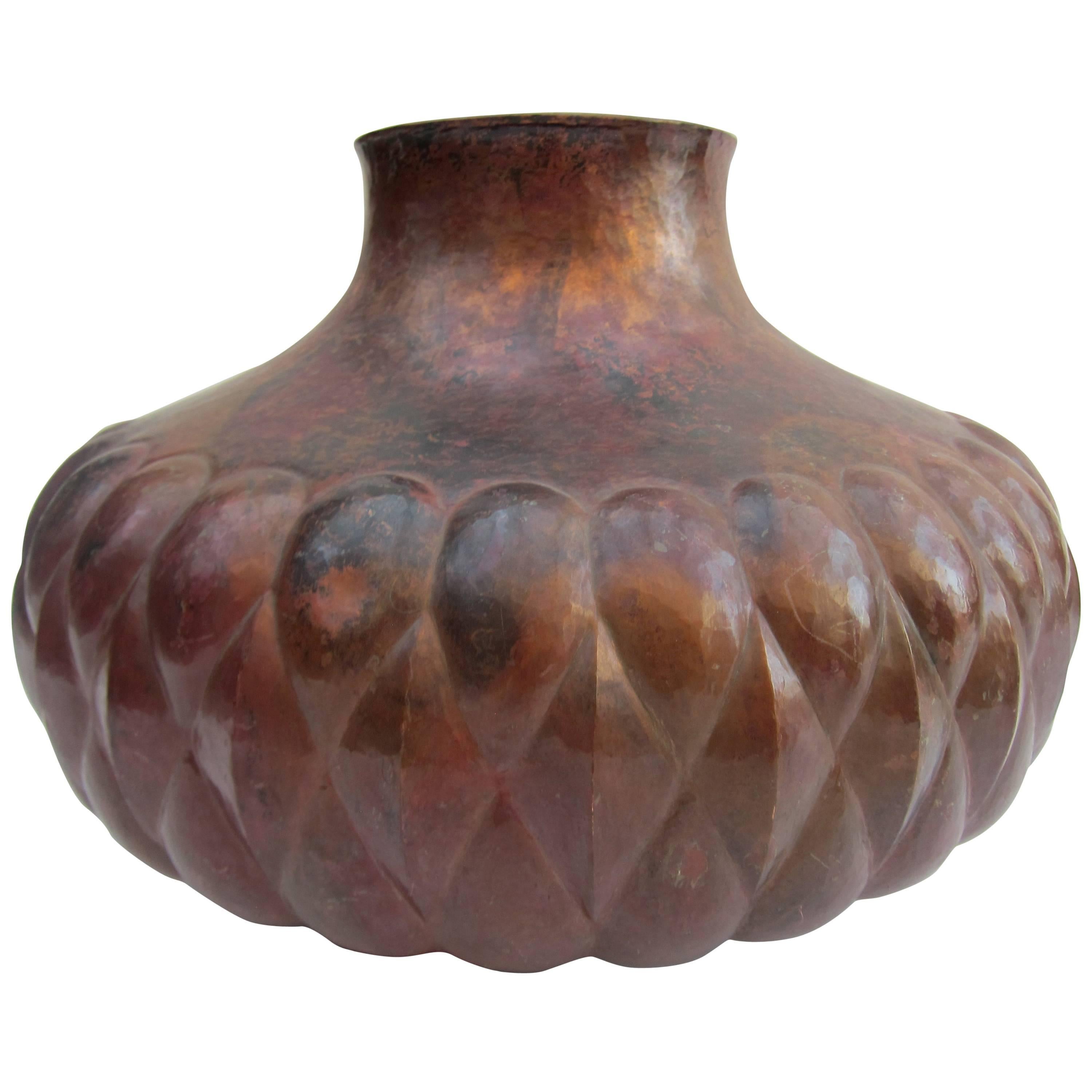 Hammered Copper Vessel Santa Clara del Cobre