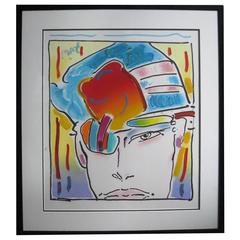 Original Acrylic Painting by Peter Max 9