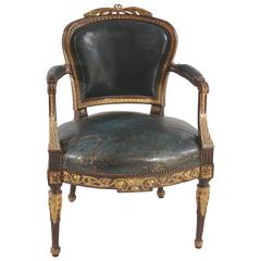 Fine and Rare Italian Neoclassical Armchair
