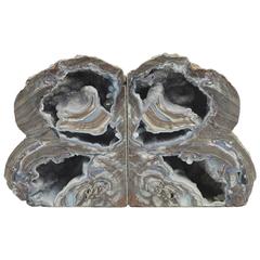 Pair of Geode Bookends