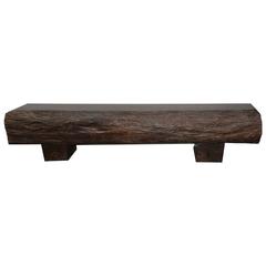 Antique Iron Wood Bench