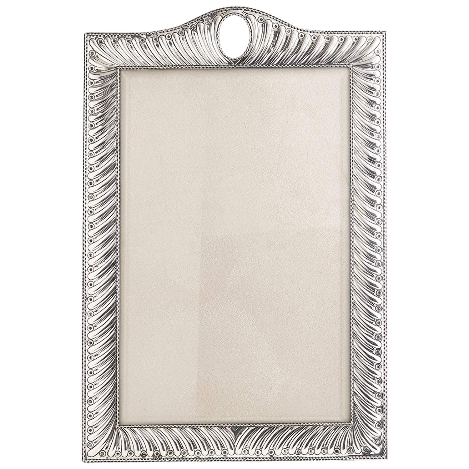 Large 20th Century Silver Photo Frame Dated, London, 1904 at 1stDibs