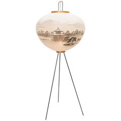 Rare Early 
Akari
 Floor Lamp by Isamu Noguchi, circa 1951