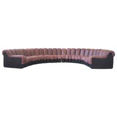 25-Piece De Sede DS 600 Organic "Non Stop" Sectional Sofa