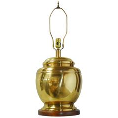Frederick Cooper Brass Tea Jar Table Lamp