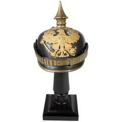 Late 19th Century Prussian Infantry 'Jäger' Helmet Pickelhaube