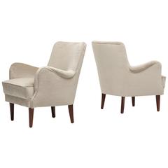 Danish Cabinetmaker Lounge Chairs, Pair