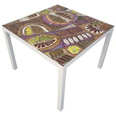 Studio Ceramic Tile Top Table by Brent Bennett