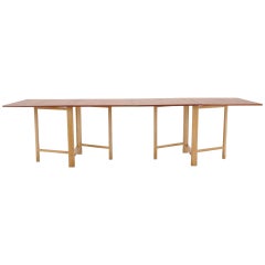 Signed Bruno Mathsson Gate Lag Maria Extension Dining Table