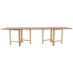 Signed Bruno Mathsson Gate Lag Maria Extension Dining Table 2