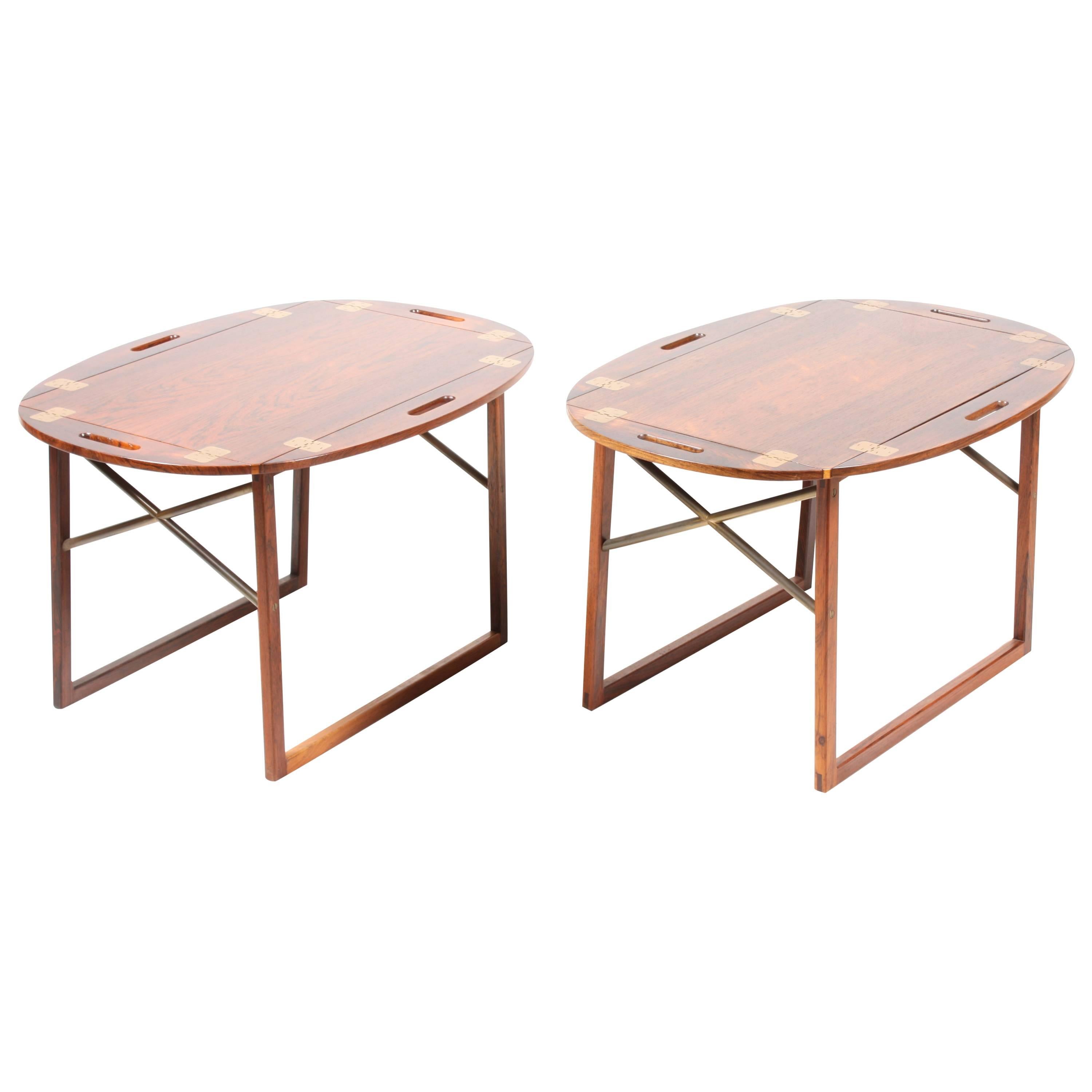 Pair of End Tables by Langkilde