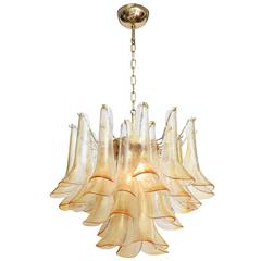 Mazzega Petal Chandelier