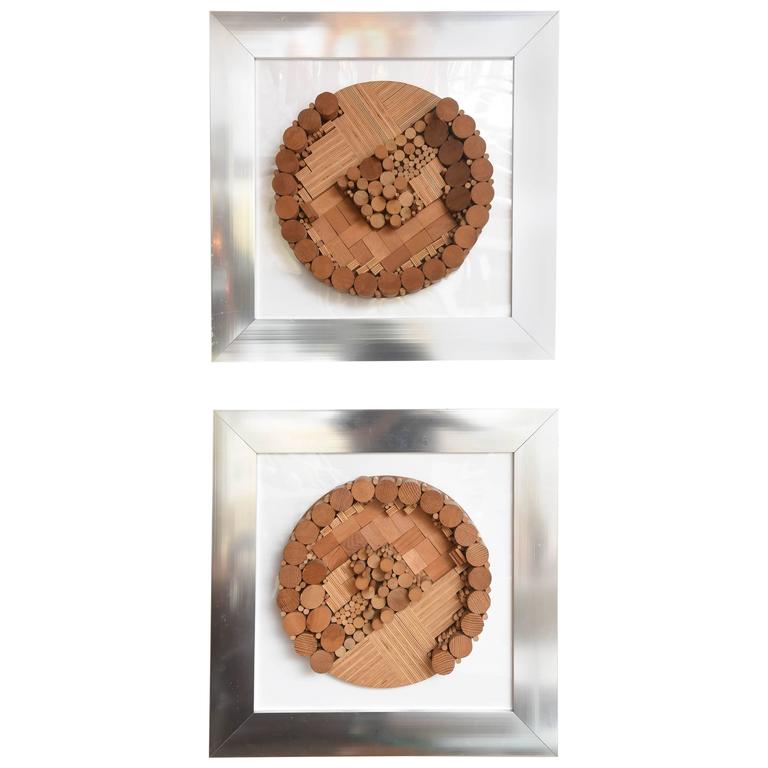 Dimensional Wood Wall Sculptures by Greg Copeland For Sale at 1stdibs