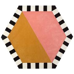 Kinder GROUND Sunrise Large Hexagon Area Rug 4