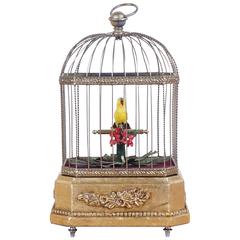 Antique French Signing Bird Cage