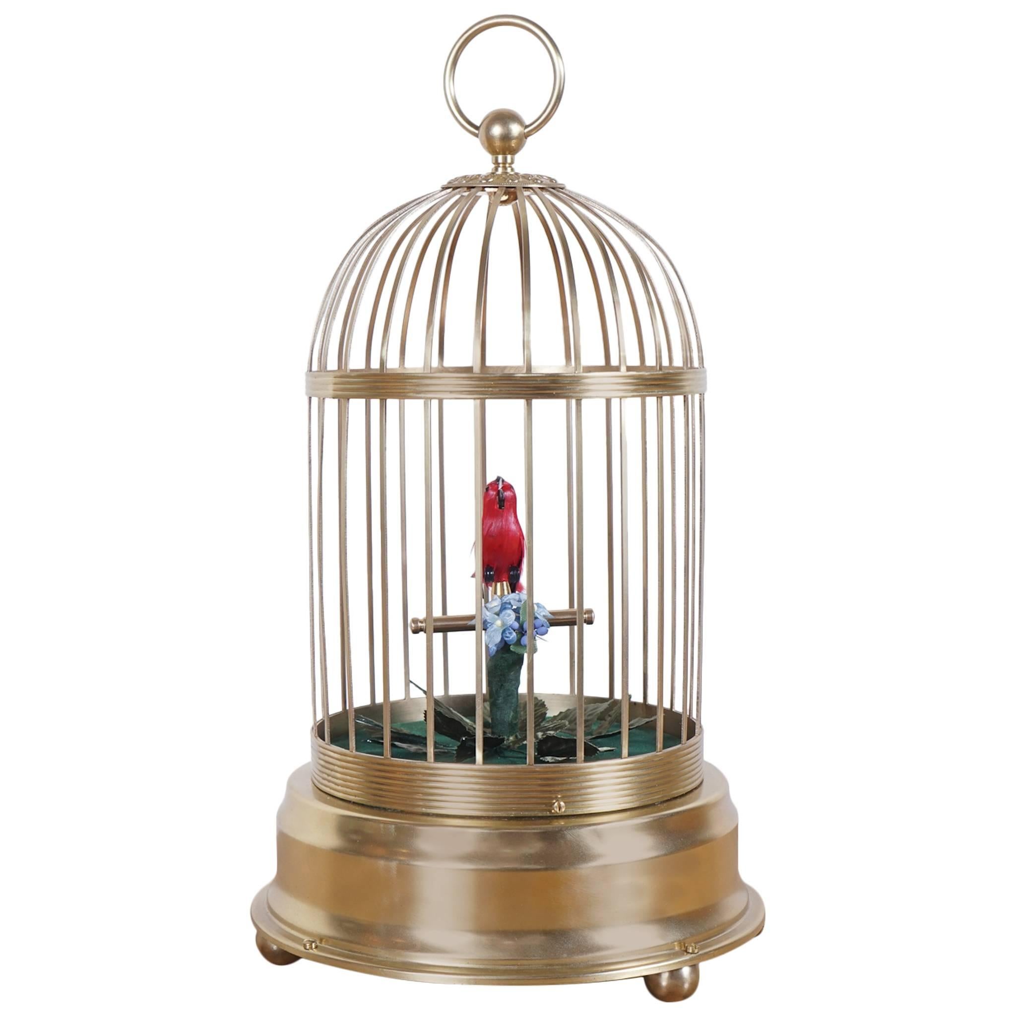 Antique Singing Bird Cage For Sale