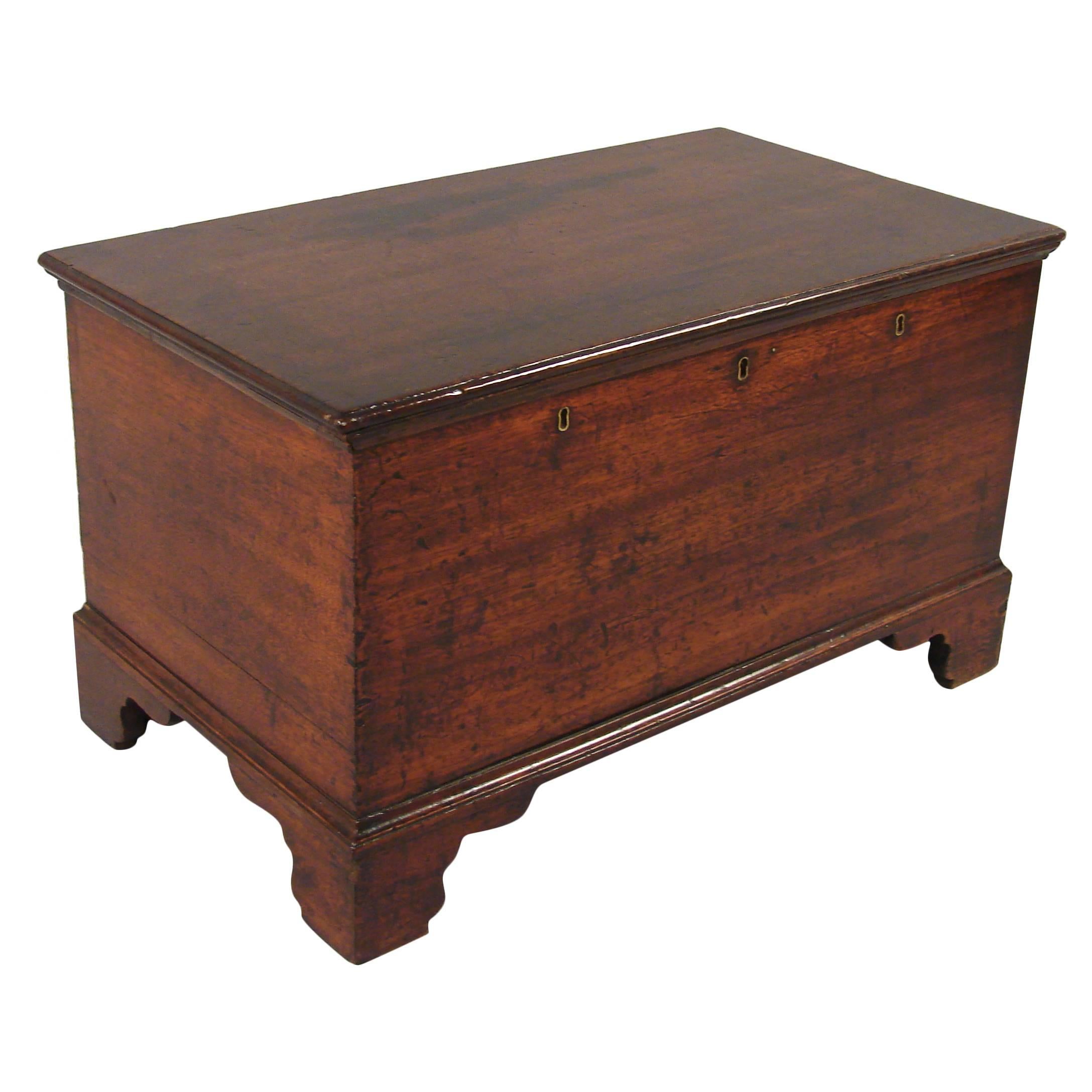 Finely Made Small Georgian Chest with Fitted Interior
