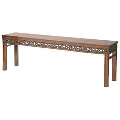 18th Century Chinese Console Table, Open-Carved Dragons, Phoenixes & Shou 10