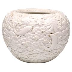 Vintage Finely Carved Porcelain Centerpiece