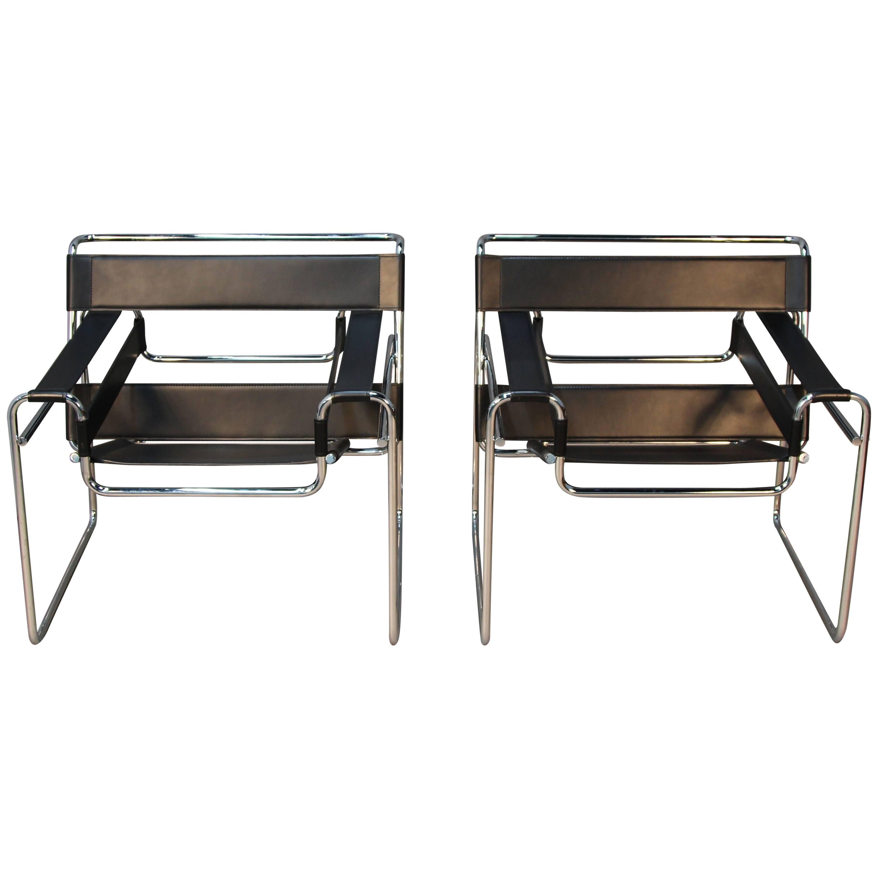 Pair of Wassily Chairs by Marcel Breuer at 1stDibs
