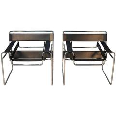Pair of Wassily Chairs by Marcel Breuer Pair of Wassily Chairs by Marcel Breuer