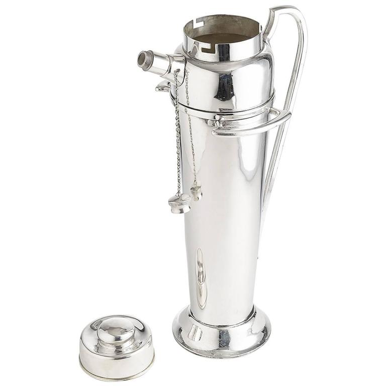 Large Cocktail Shaker, English circa 1930 For Sale at 1stDibs