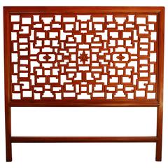 Chinese Export Carved Headboard