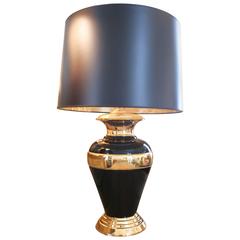 Vintage Black and Gold Lamp