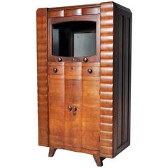 Retro Art Deco Radio Cabinet