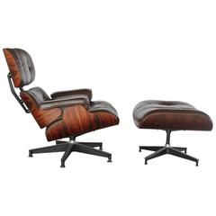 Charles & Ray Eames Rosewood Lounge Chair and Ottoman
