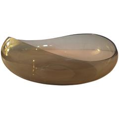 Vintage Thin-Walled Glass Bowl by Wilhelm Wagenfeld