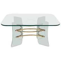 1950s Coffee Table in the Style of Fontana Arte