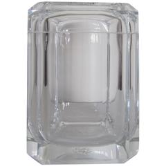 Modern Lucite Ice Bucket or Box