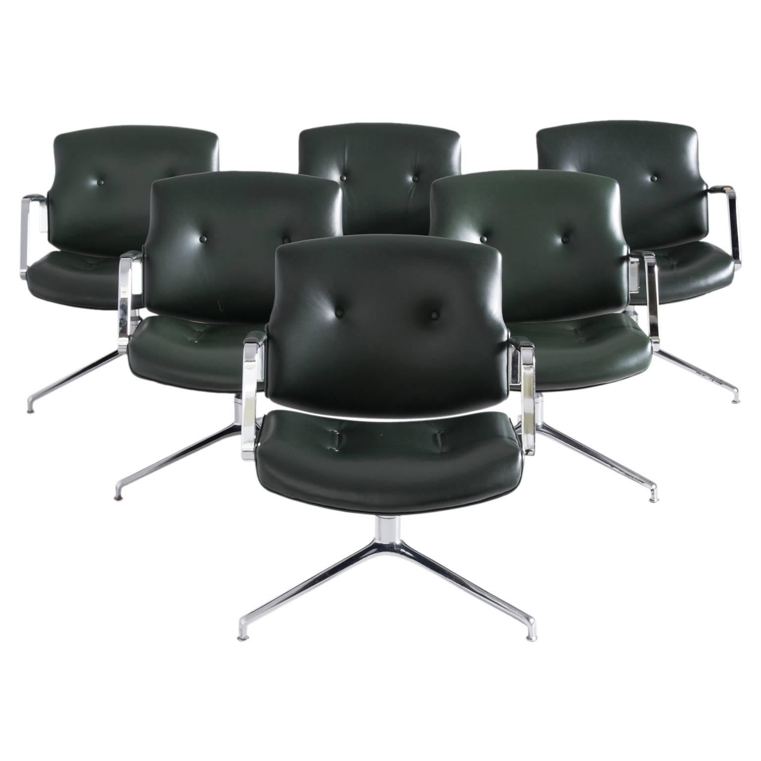 Fabricius and Kastholm Set of Six FK84 Office Chairs