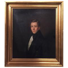 Portrait of a Gentleman, Danish Oil on Canvas, Early 19c