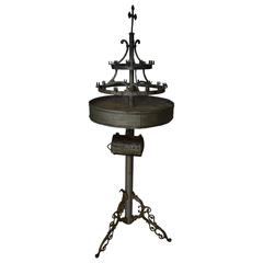 Used Early 20th Century Church Candle and Offertory Display