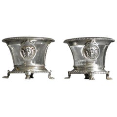 Pair Neoclassical Mercury Silver Salts